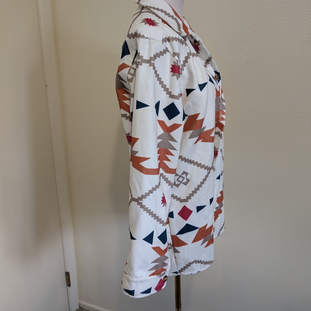 Geometric Patterned Women's Jacket - Picture 5 of 5